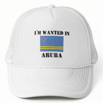 I'm Wanted In Aruba Hats