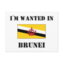 I'm Wanted In Brunei postcards