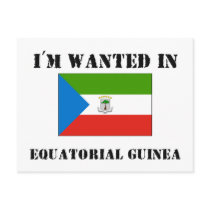 I'm Wanted In Equatorial Guinea postcards by flagshirt I'm Wanted In Equatorial Guinea postcards