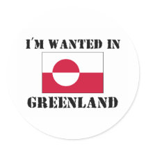 I'm Wanted In Greenland stickers