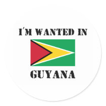 I'm Wanted In Guyana stickers
