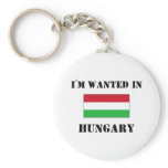 I'm Wanted In Hungary Key Chains