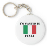 I'm Wanted In Italy Key Chain