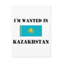 I'm Wanted In Kazakhstan postcards