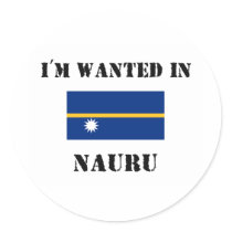 I'm Wanted In Nauru stickers