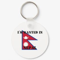 I'm Wanted In Nepal keychains