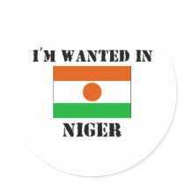 I'm Wanted In Niger stickers
