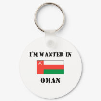 I'm Wanted In Oman keychains by flagshirt I'm Wanted In Oman keychains