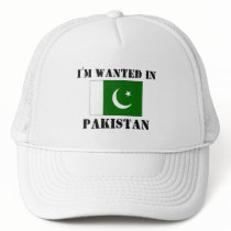 I'm Wanted In Pakistan hats
