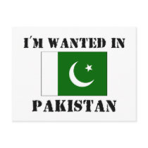 I'm Wanted In Pakistan postcards