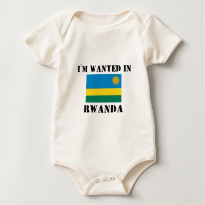 I'm Wanted In Rwanda T-shirts by flagshirt