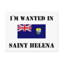 I'm Wanted In Saint Helena postcards