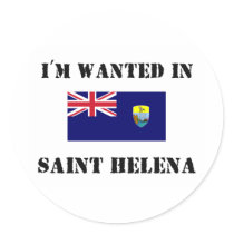 I'm Wanted In Saint Helena stickers