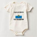 I'm Wanted In San Marino t-shirts