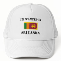 I'm Wanted In Sri Lanka hats
