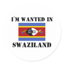 I'm Wanted In Swaziland stickers