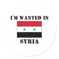 I'm Wanted In Syria stickers