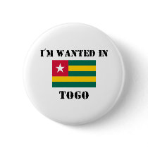 I'm Wanted In Togo buttons