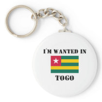 I'm Wanted In Togo Key Chain