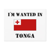 I'm Wanted In Tonga postcards