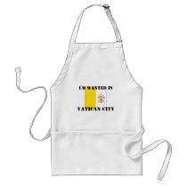 I'm Wanted In Vatican City aprons