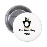 I'm Watching You Penguin Pin