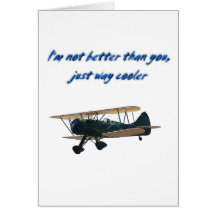 I'm Way Cooler,  WACO Greeting Card