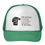 I'm wearing a tacky Christmas sweater in my mind Trucker Hat