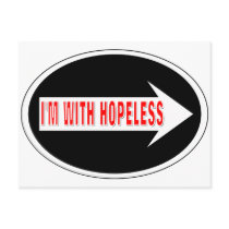 I'm With Clueless & I'm With Hopeless postcards by fashionfiles I'm With Clueless & I'm With Hopeless postcards