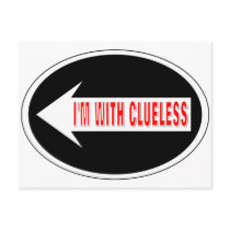I'm With Clueless & I'm With Hopeless postcards by fashionfiles I'm With Clueless & I'm With Hopeless postcards