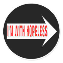 I'm With Clueless & I'm With Hopeless stickers by fashionfiles I'm With Clueless & I'm With Hopeless stickers