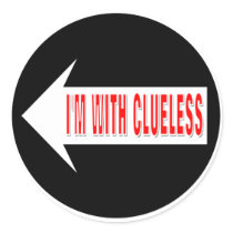 I'm With Clueless & I'm With Hopeless stickers by fashionfiles I'm With Clueless & I'm With Hopeless stickers
