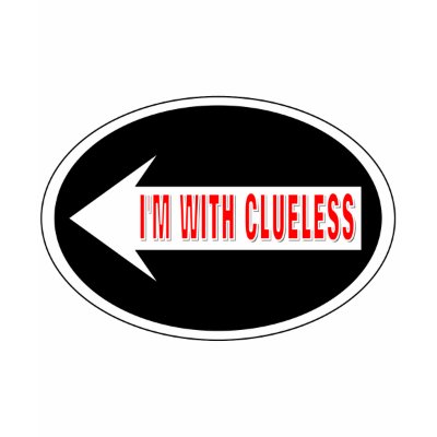 I'm With Clueless & I'm With Hopeless T Shirts by fashionfiles