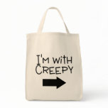 Im With Creepy Halloween bags