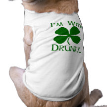 I'm With Drunky Doggie Tee Shirt