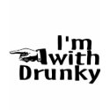 Im With Drunky t-shirts