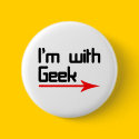 Im with geek buttons by marquita575 Im with geek buttons