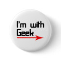 Im with geek buttons