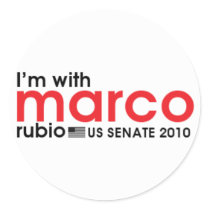 I'm with Marco stickers