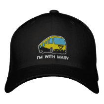 I'm With Marv Embroidered Hat
