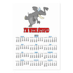 im with stupid funny pointing elephant business card template