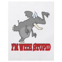im with stupid funny pointing elephant flyers