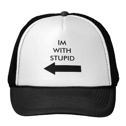 IM WITH STUPID HAT (LEFT)