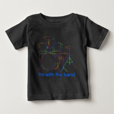I&#39;m With The Band T-shirt Drums