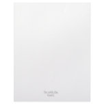 I'm With The Band White Text only Letterhead Design