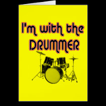 I'M WITH THE DRUMMER cards