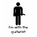 I'm with the guitarist t-shirts by blessed0525 I'm with the guitarist t-shirts