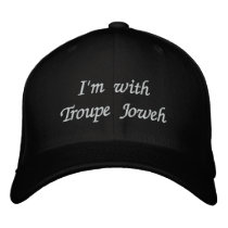 I'm with Troupe Joweh embroidered hats