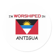 I'm Worshiped In ANTIGUA stickers by flagshirt I'm Worshiped In ANTIGUA stickers