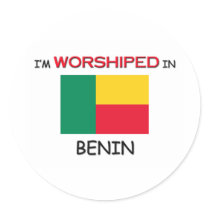I'm Worshiped In BENIN stickers